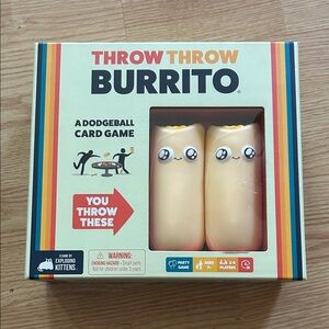 Throw Throw Burrito Dodgeball Card Game - Yellow